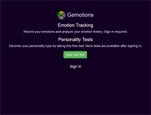 Tablet Screenshot of gemotions.com